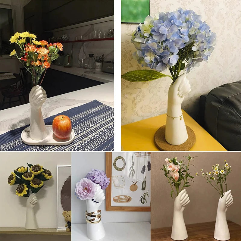 Nordic Style Ceramic Modern Hand Vase