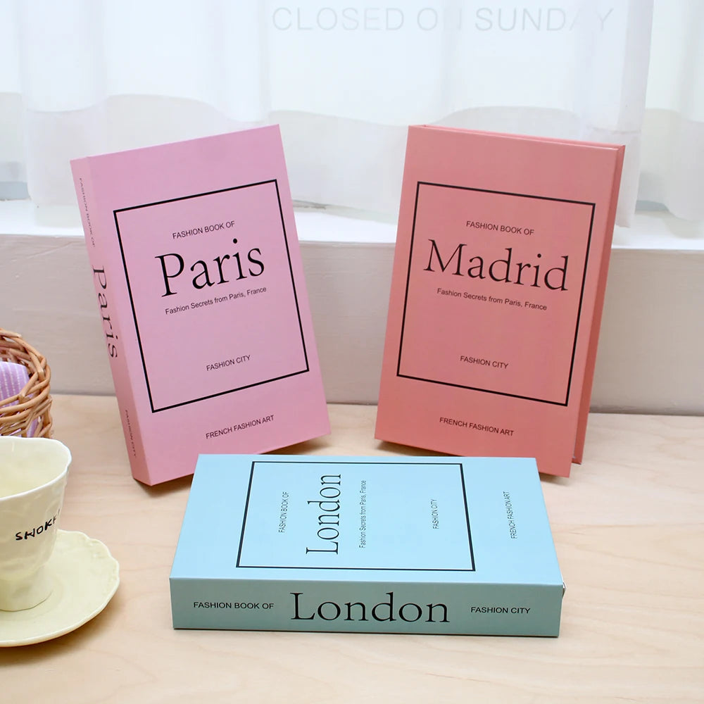 3pc Fashion Faux Coffee Table Books