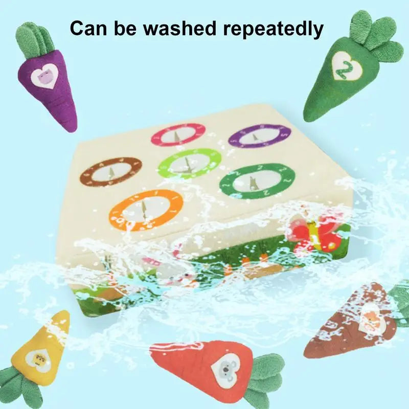 Montessori Plush Carrot Harvest Game For Toddlers