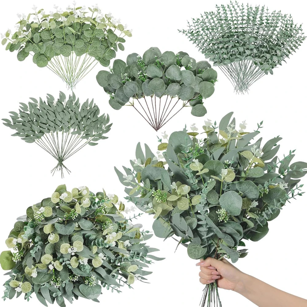 20pc Silk Eucalyptus Arrangement