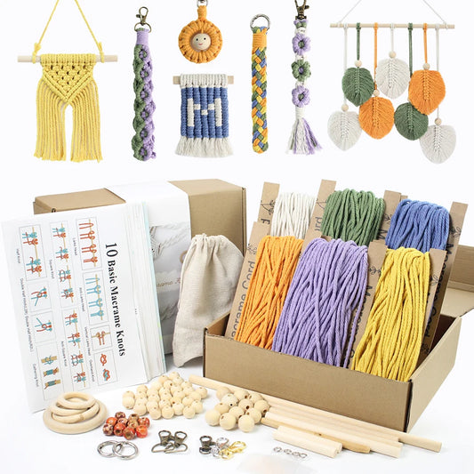 Large Macrame DIY Craft Kit