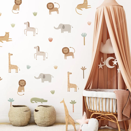Safari Animals Wall Decals