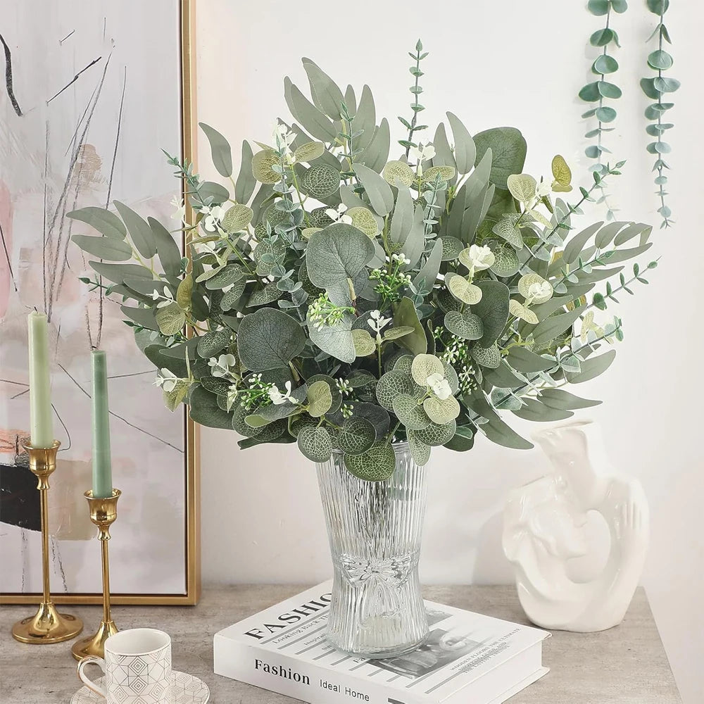 20pc Silk Eucalyptus Arrangement