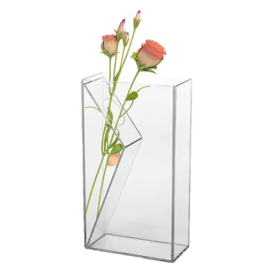 Clear Modern Acrylic Vase