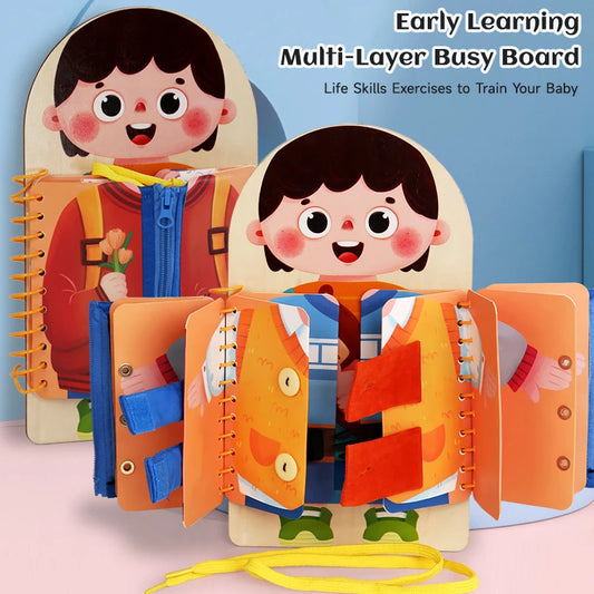 Multi-Layer Busy Baby Book