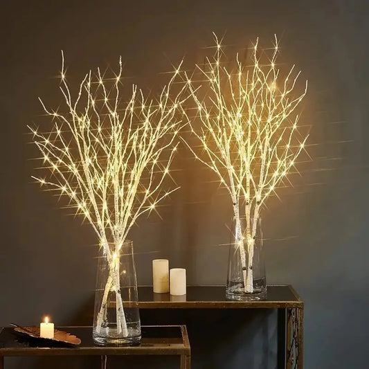 White Birch Branch LED Light