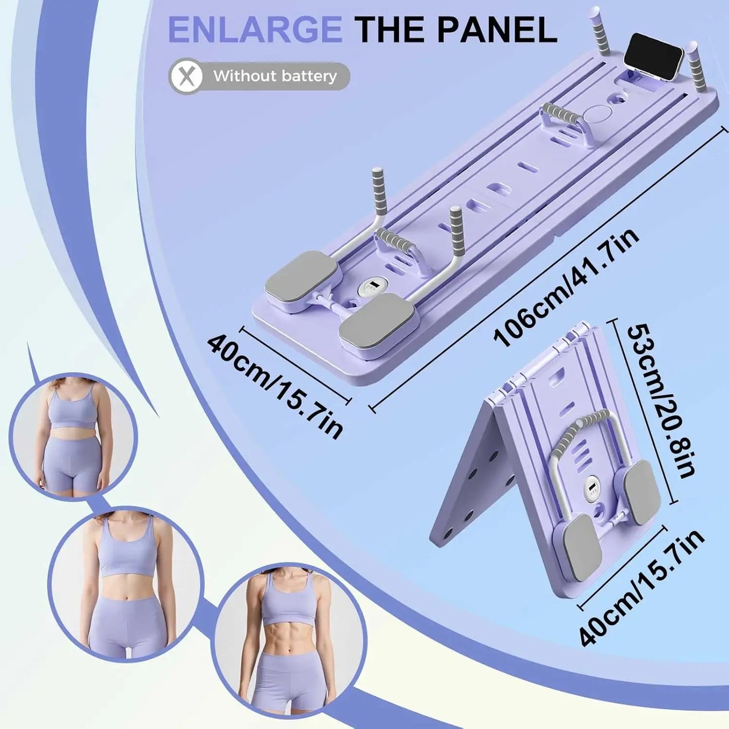 Multifunctional Pilates Reformer Board