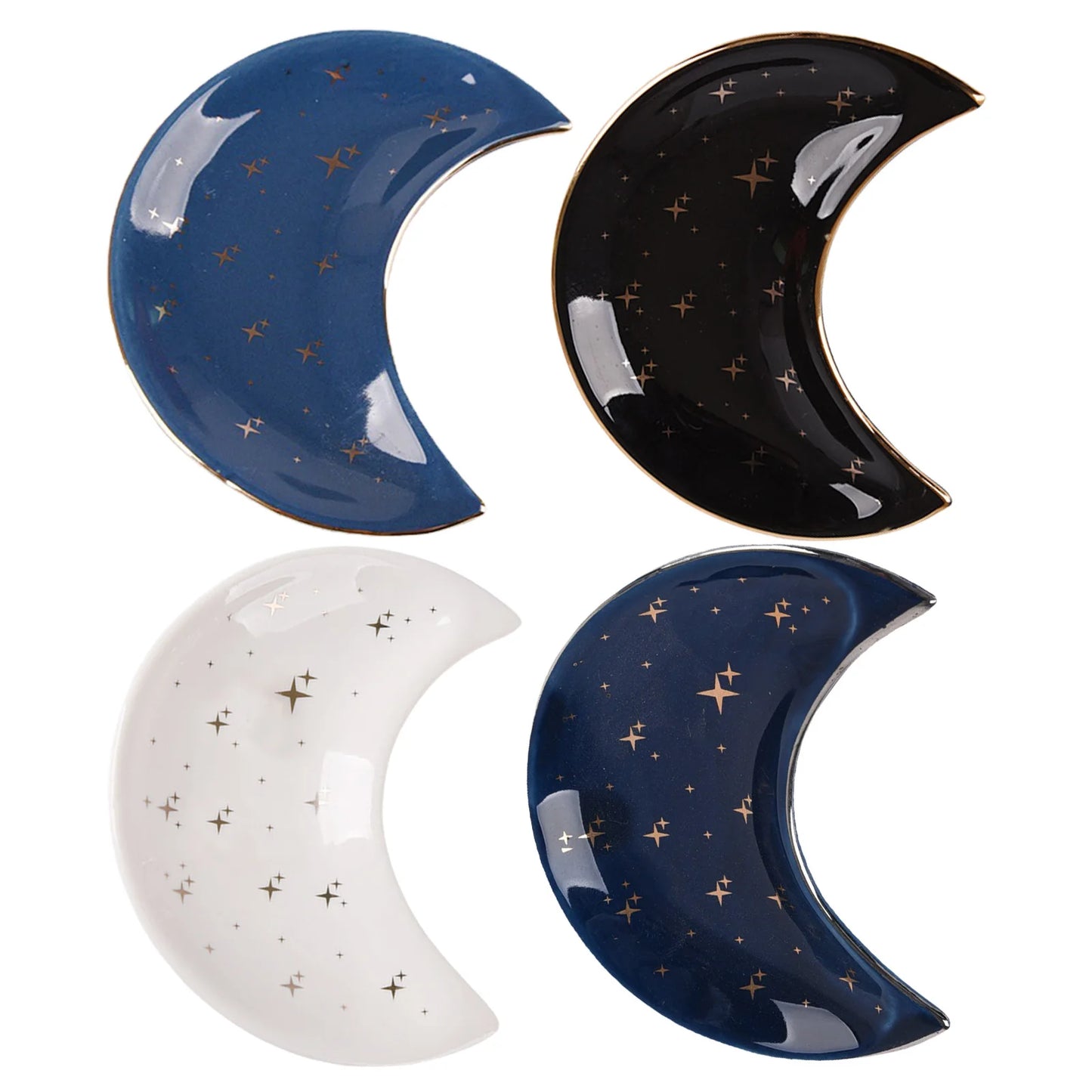 Nordic Ceramic Moon Jewelry Dish