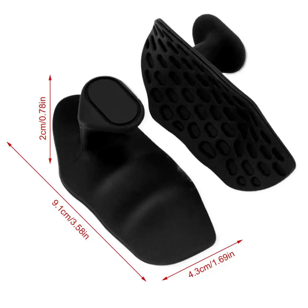 Anti Slip Weight Lifting Grips Pull Ups Gym Training Unisex Ergonomic Rubber Hand Protector Strengthener Handle Gloves