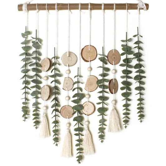 Faux Eucalyptus Wall Hanging