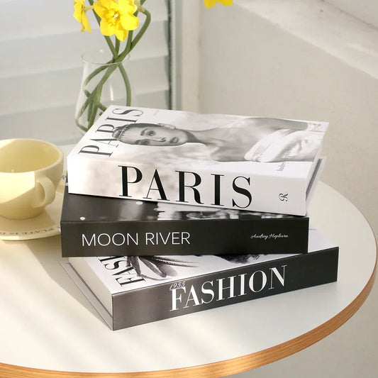 3pc Fashion Faux Coffee Table Books