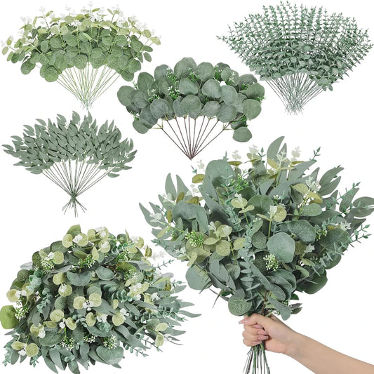 20pc Silk Eucalyptus Arrangement