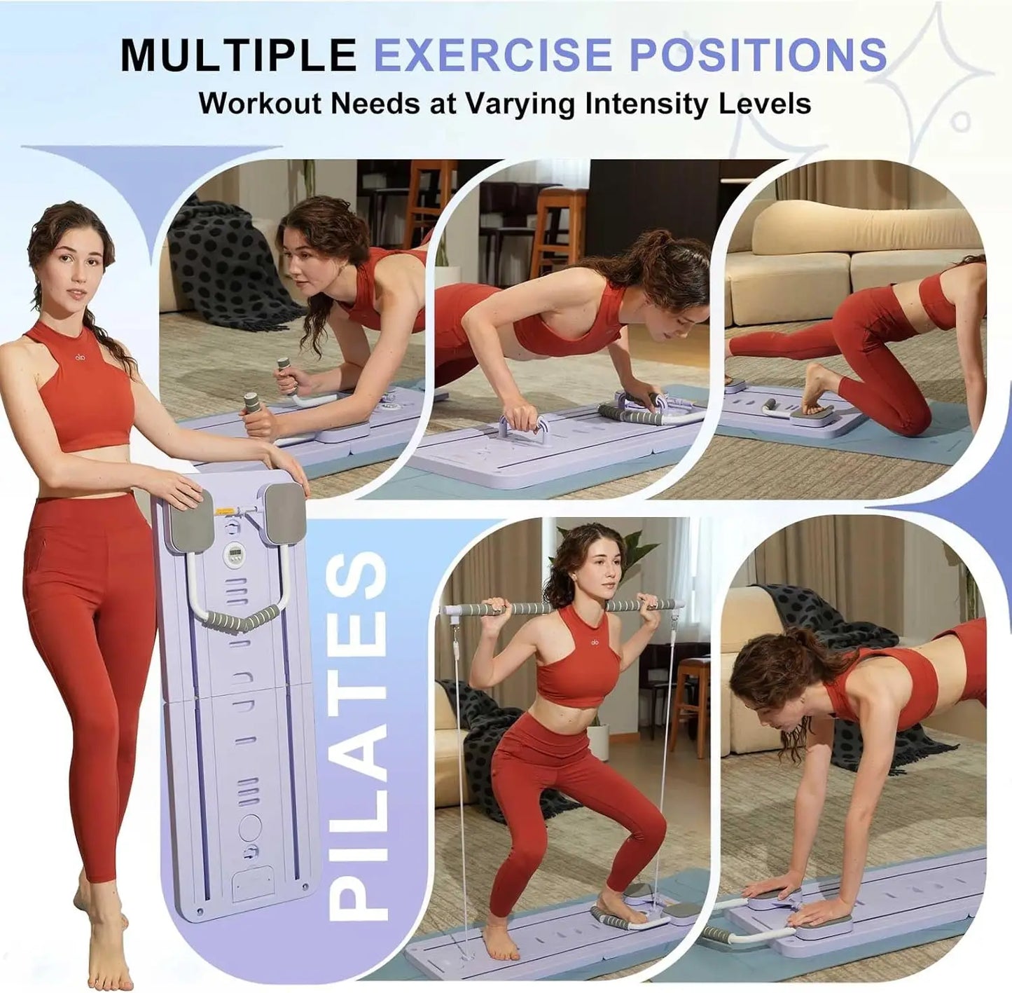 Multifunctional Pilates Reformer Board